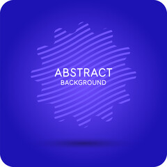 Poster - Abstract background with lines. Vector illustration. Eps 10. Blue background