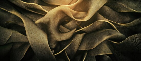 Aufkleber - Innovative fabric design showcasing the seamless blend of creativity and comfort with elegant textures and layered patterns in rich tones.