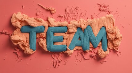 Poster - Colorful letters spelling 