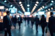 © Alena - Abstract blur people in trade show expo background, business and industrial concept