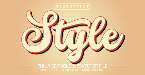 Poster - Style font Text effect editable