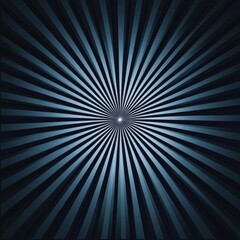 Poster - A mesmerizing blue radial gradient pattern creating a sense of depth and movement.