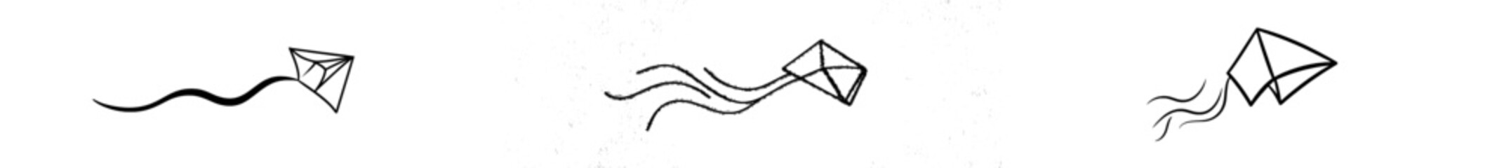 Poster - A continuous line drawing depicting an open envelope.