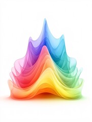 Poster - search metrics trends, innovative gradient mapping and modern styles,