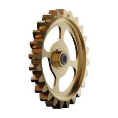Wall Mural - cog wheel isolated