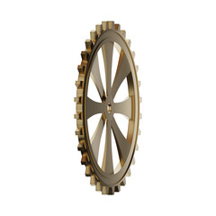 Wall Mural - cog wheel isolated