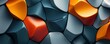 © Naput - Geometric puzzle pattern design flat design front view abstract art 3D render