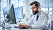 © imagemir - Professional male researcher analyzing data in a modern laboratory setting during the daytime