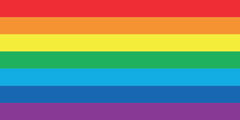 Wall Mural - simple colorful rainbow background