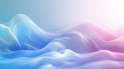 Fototapete - Dynamic wave gradients in sleek abstract background image