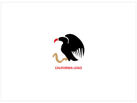 California logo design , vector ,illustration a nd isolate template.