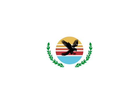 California logo design , vector , icon , illustration which contain a country map identity .