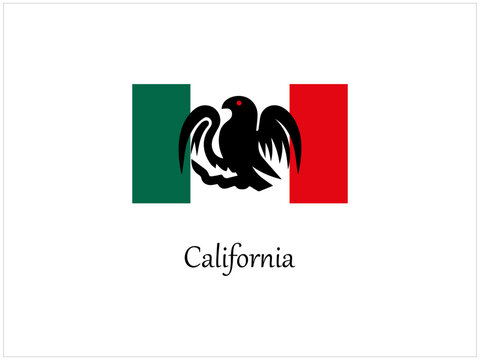 California logo design , vector , icon , illustration which contain a country map identity .