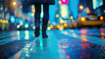 Pedestrian Crossing: A safe, designated crossing point on the road for pedestrians, often marked with signs, signals, or painted lines to guide both pedestrians and drivers.
