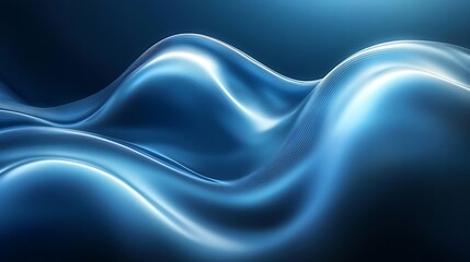 Fototapete - Realistic wave gradient backgrounds in artistic abstract patterns