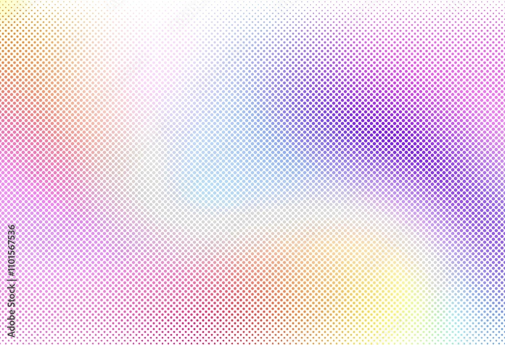 Abstract colorful halftone gradient background