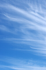 Wall Mural - White clouds in blue sky