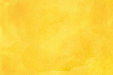 Wall Mural - Abstract yellow watercolor background texture