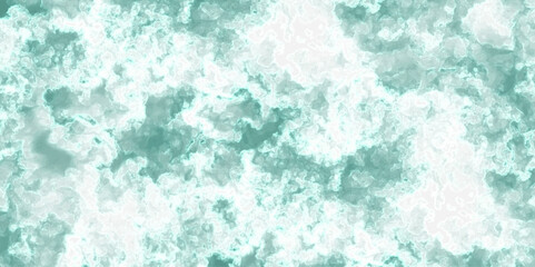 Poster - Painting abstract monochrome Hand drawn wet background in vintage style. Seamless Aqua Organic  Textile. Turquoise background reminiscent of cement wall texture with old grunge