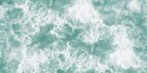 Poster - Painting abstract monochrome Hand drawn wet background in vintage style. Seamless Aqua Organic  Textile. Turquoise background reminiscent of cement wall texture with old grunge