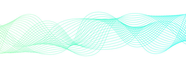 Poster - Abstract colorful glowing frequency sound wave technology curve lines. Geometric Technology, data frequency gradient lines. Flowing wave lines and glowing design for banner, wallpaper, Business card