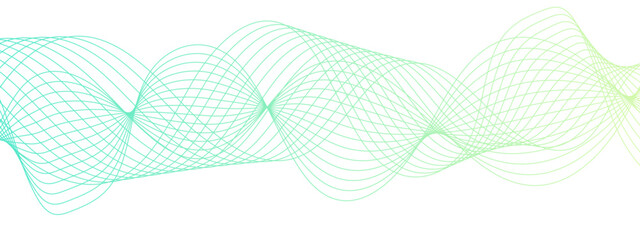 Poster - Abstract colorful glowing frequency sound wave technology curve lines. Geometric Technology, data frequency gradient lines. Flowing wave lines and glowing design for banner, wallpaper, Business card