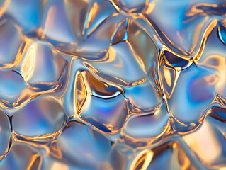 Poster - Fluid abstract patterns artistic exploration macro photography colorful environment close-up viewpoint textural visuals for inspiration