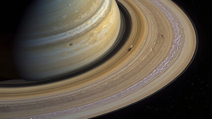Wall Mural - AI generated beautiful and stunning image of universe, showing attraction of universal objects