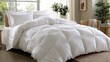 © Valeriia - Luxurious White Comforter Set for a Peaceful Sleep