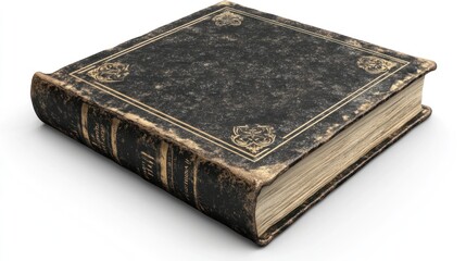 Poster - Antique Book With Ornate Cover And Aged Pages