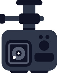 Poster - Modern action camera capturing breathtaking moments during thrilling adventures and extreme sports