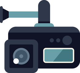 Poster - Dashcam recording the road ahead, providing evidence and security for drivers