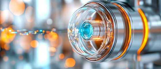 Poster - Power storage technology showcase industrial facility close-up futuristic environment machinery peak energy innovations