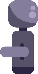 Poster - This modern door handle is designed for easy and secure opening
