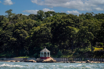 sailing in greenport long island new york Shelter Island coast landscape