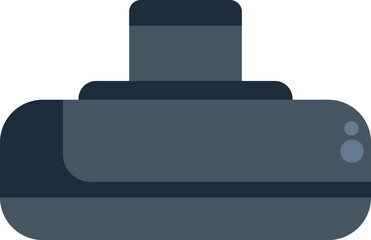 Poster - this vector illustration depicts an office printer actively printing important documents
