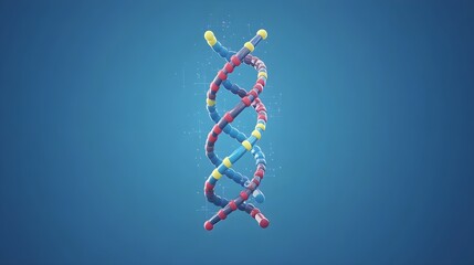 Poster - Exploring dna structure laboratory research scientific illustration digital environment macro viewpoint genetic concepts