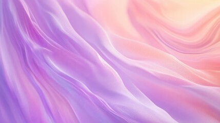 Wall Mural - Abstract Pastel Pink Purple Swirling Silk Fabric Texture Background