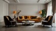 © SKV3 - sofa with copy space, italian style home interior design of modern living room