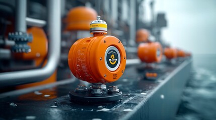 Poster - Offshore Oil Rig Safety Specialist Conducting Comprehensive Inspection and Analysis of Critical Infrastructure and Equipment Developing Detailed Safety Protocols for Offshore Workers