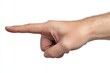 © Anton - Finger Pointing Forward. Man Indicating Order and Direction with Severity