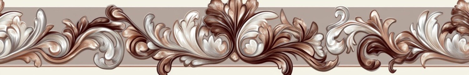 Poster - Modern patterns featuring seamless geometric ornaments. Oriental-style grid backgrounds. Design in vintage white and beige.
