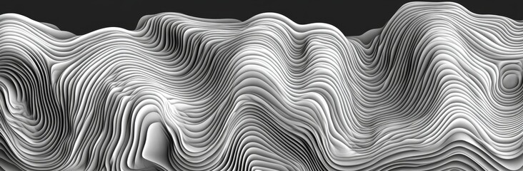 Poster - A white banner with a modern abstract graphic design pattern..A template featuring a white banner background with an abstract modern graphic design..A modern abstract graphic design pattern on a