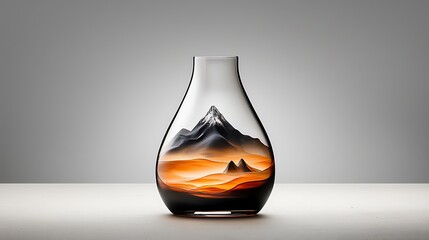 A modern designer collaborating with traditional glassblowers, creating a collection of glass art that blends cultural heritage craftsmanship with sleek, contemporary design elements. Ultra-Realistic,