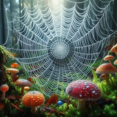 Wall Mural - Fungal Webbing