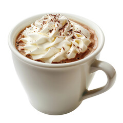 Wall Mural - Cup of hot chocolate and whipped cream clip art