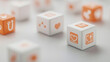 © Thongdee - Presenting cubes with healthcare symbols, he inspires confidence in robust and reliable insurance solutions.