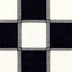 Poster - A seamless abstract geometric pattern with a diagonal lines texture, suitable for textile design..An abstract geometric pattern featuring diagonal lines in a seamless design, ideal for