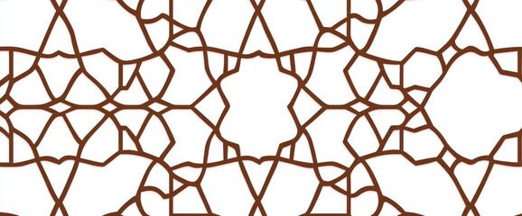 Poster - Collection featuring seamless, contemporary ornamental designs. Includes a grid-inspired geometric Oriental motif.