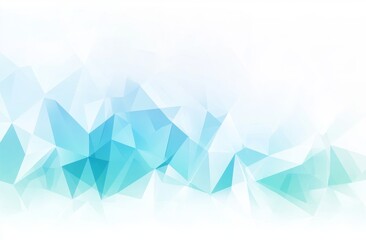 Poster - A modern illustration featuring a striking blue vivid triangle on a geometric backdrop.